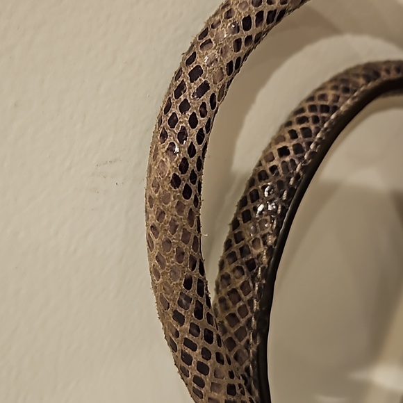 EUC Michael Kors Hamilton snakeskin bag - Picture 14 of 16